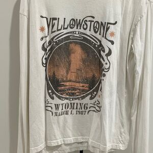 Yellowstone Wyoming Vintage Long Sleeve Shirt
